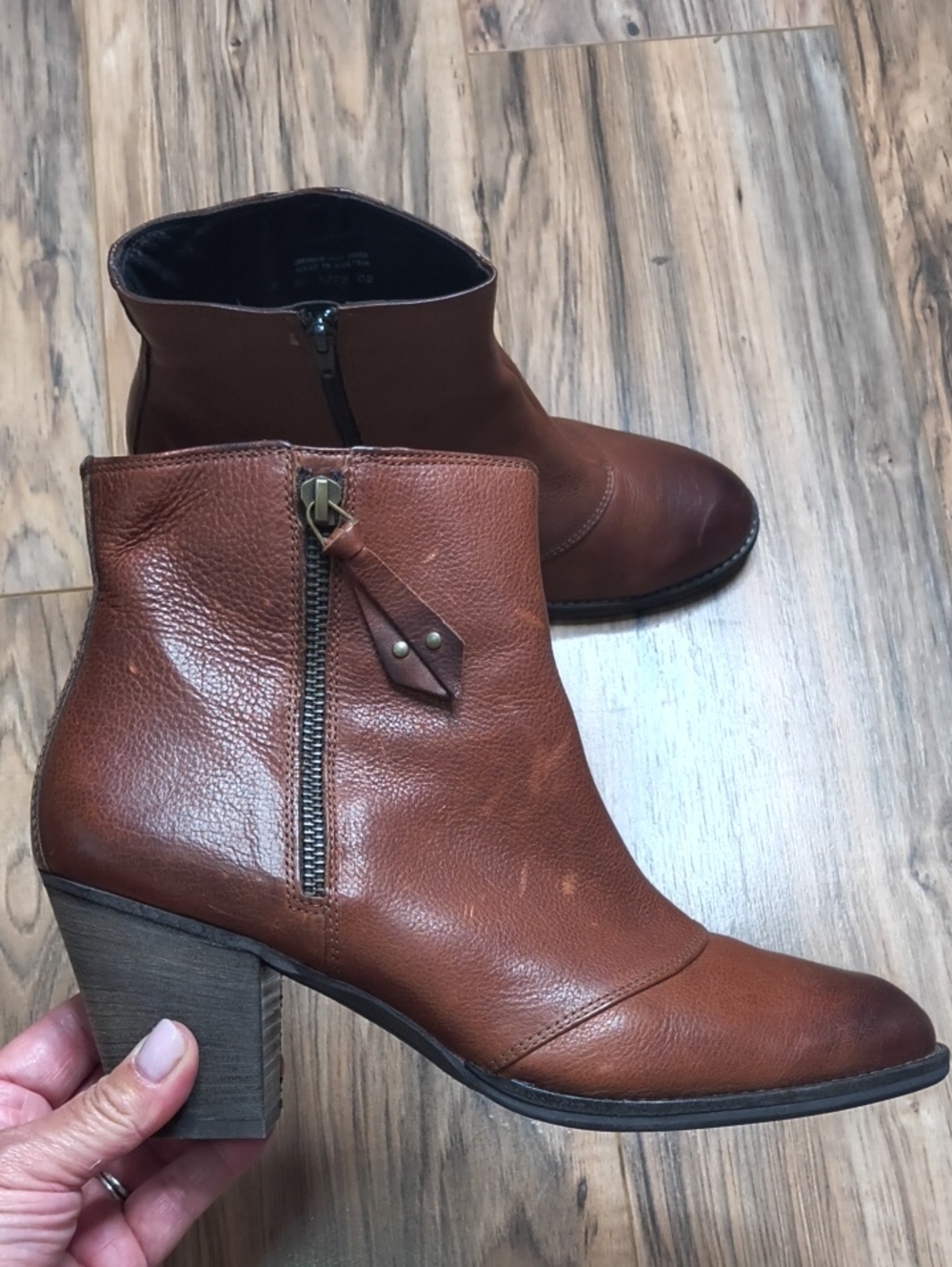 Paul Green Natick Saddle Leather Heeled Booties